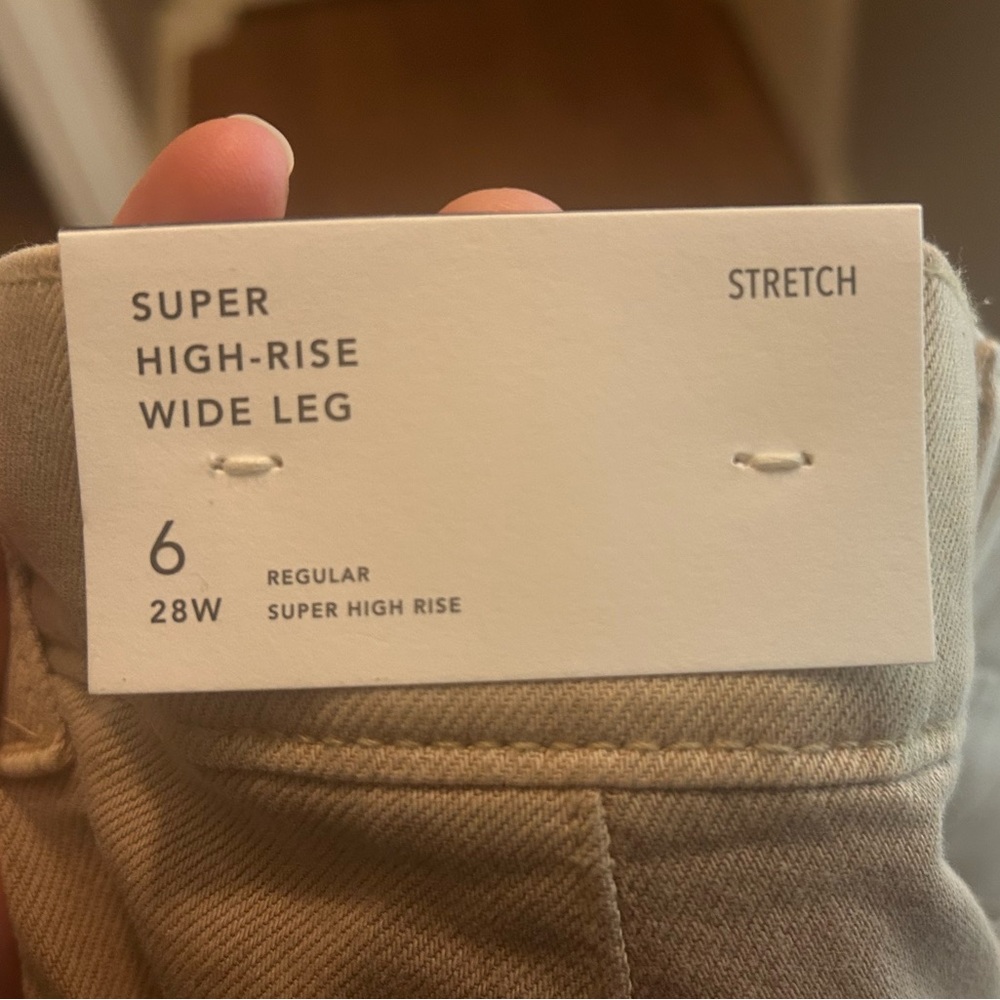 American Eagle Outfitters Women's Tan Wide Leg Pants - Picture 3 of 3